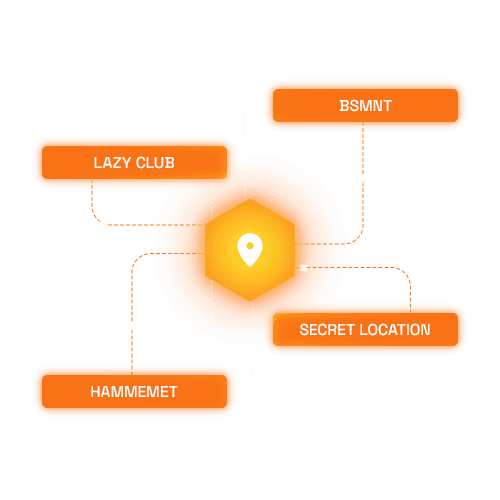 Recherche par lieu - Tunis Events feature